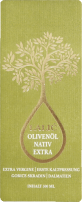 Olivenflaschen-Etikett